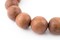 The Bead Chest Natural 20mm Wooden Beads in Brown - Light for Jewelry Making – Round Loose Wood Spacer Beads I Approximately 20 Beads